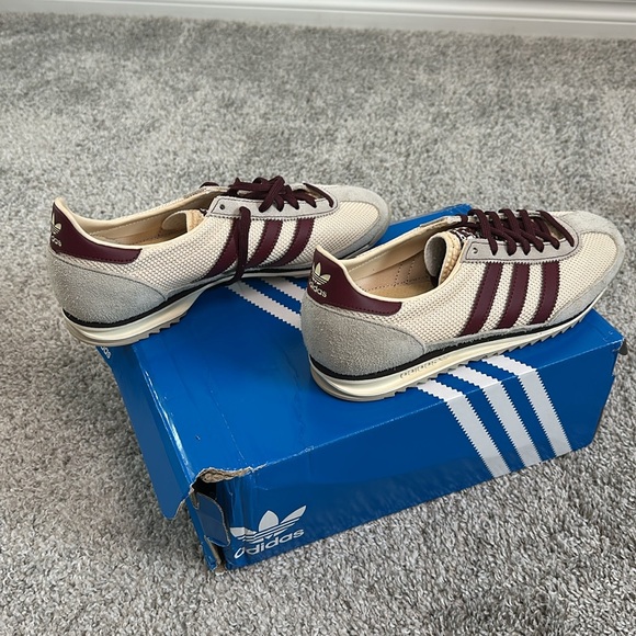 Adidas Sl 72 Burgundy & Cream - Picture 6 of 6